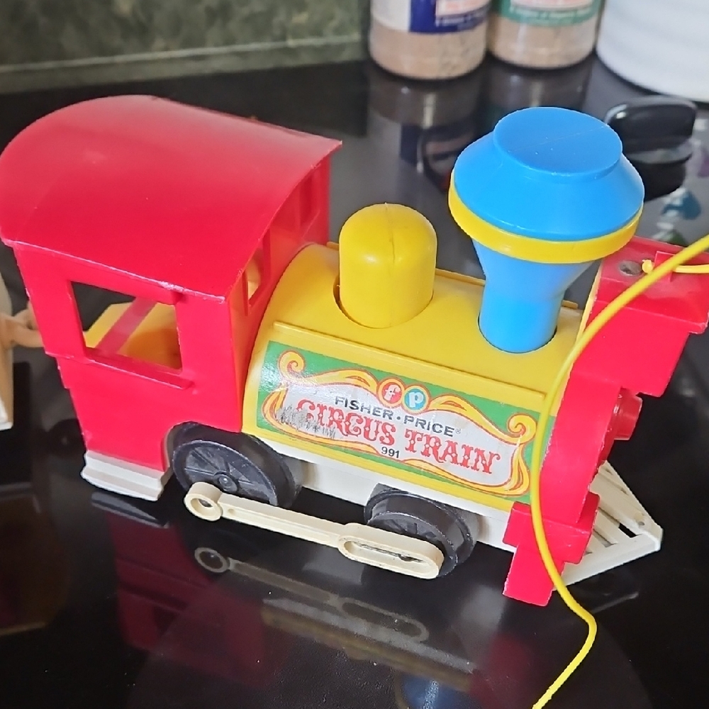 Fisher-Price Circus Train - Red, Yellow, Blue